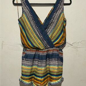 Mimi Chica Multicolor Patterned Garment